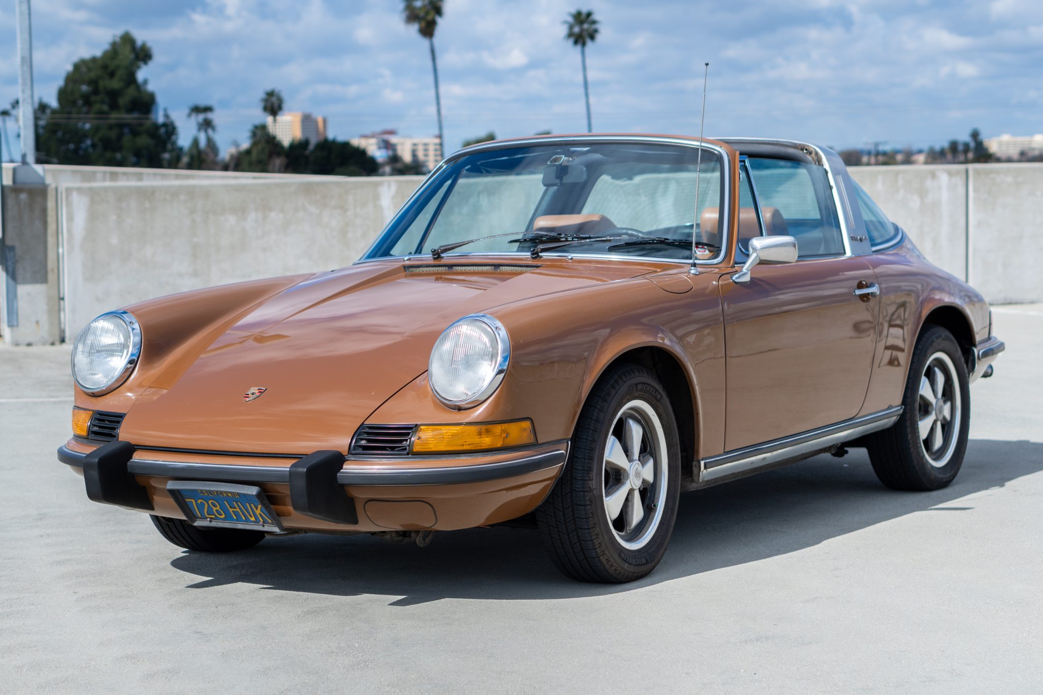 1973 Porsche LWB 911T (1969-1973) à vendre – Targa Sepia Brown