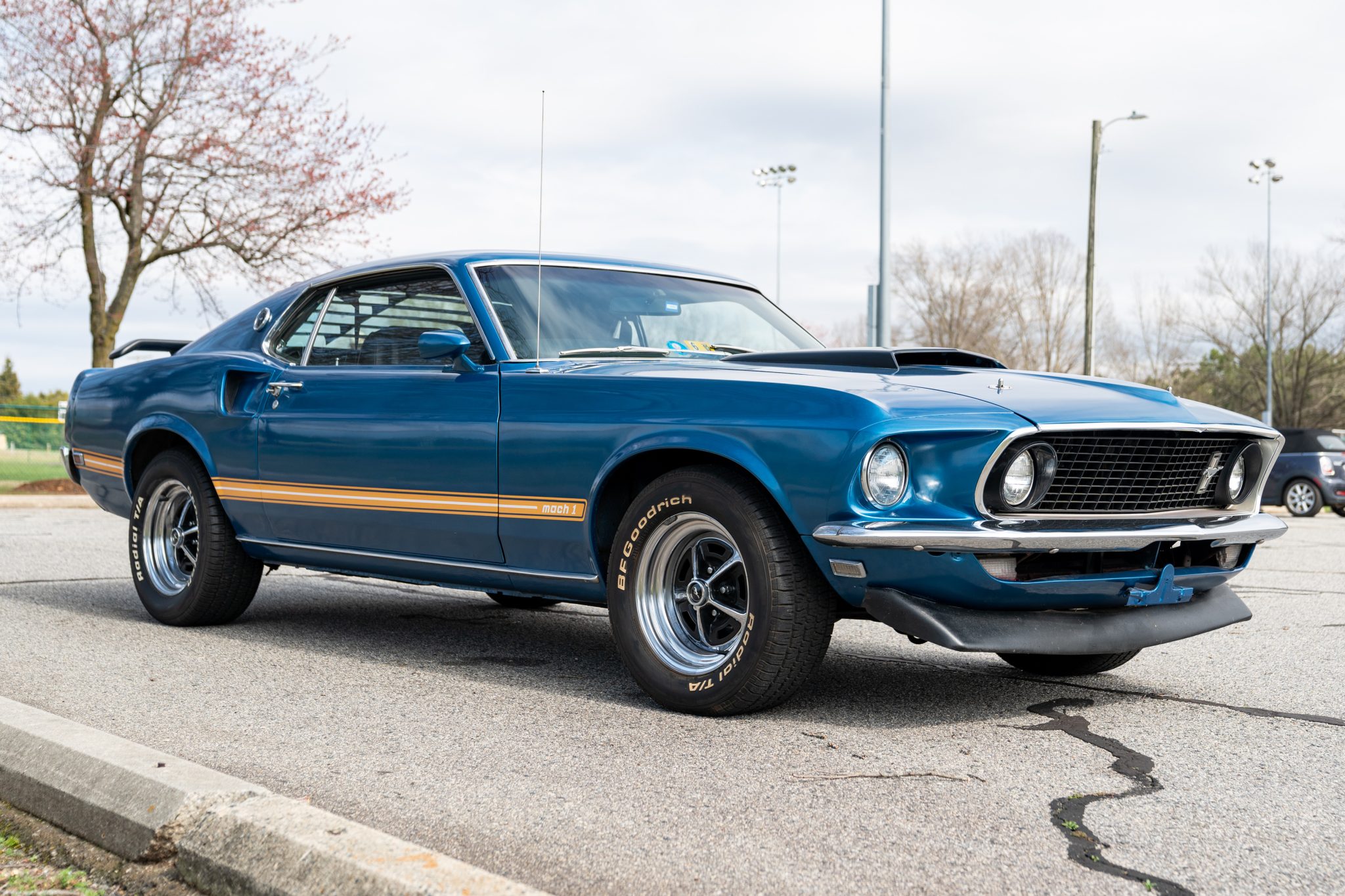 1969 Ford Mustang 1969-1973 zu verkaufen – Blauer 351ci V8 mit Vierganggetriebe
