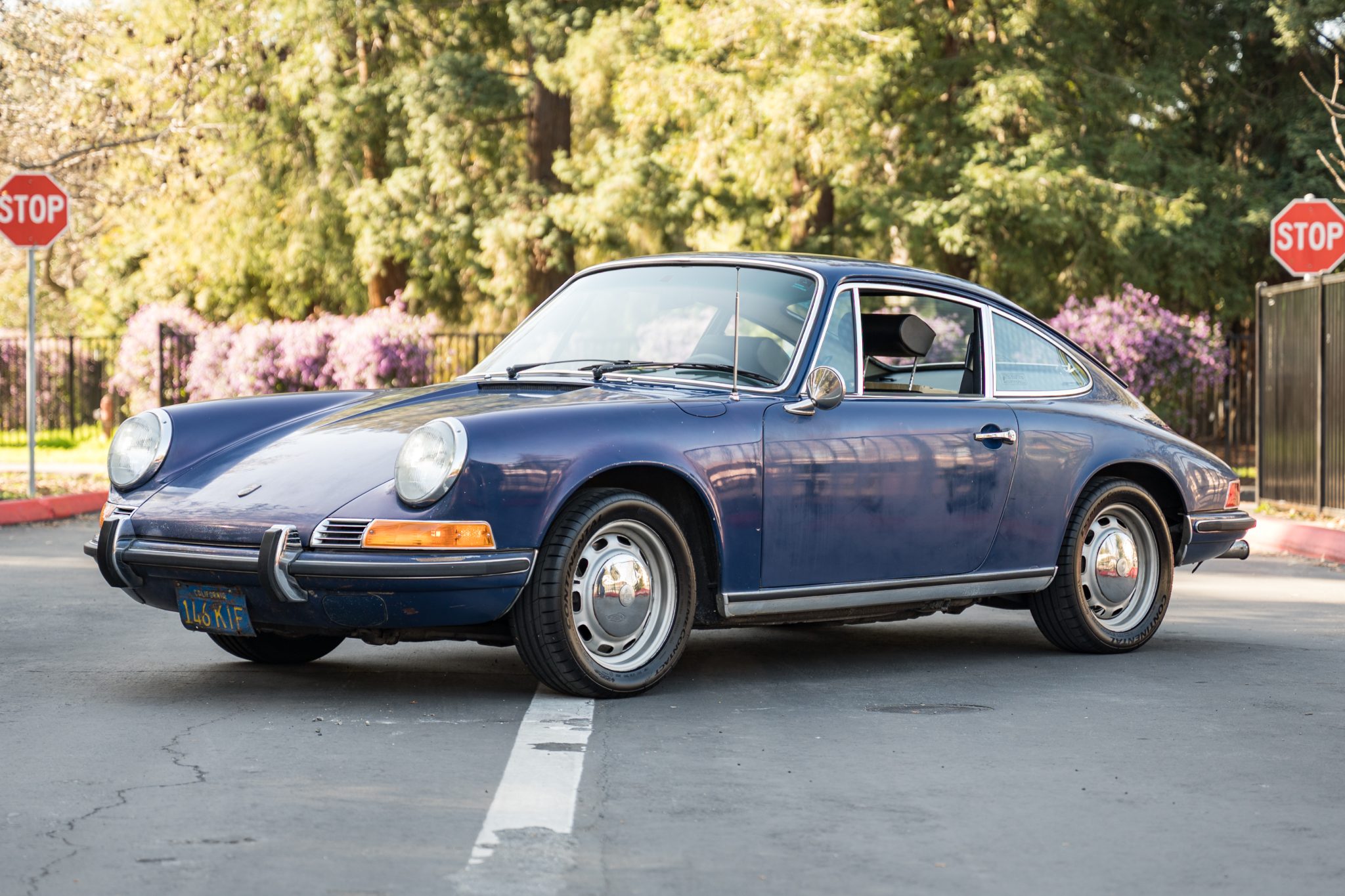 1971 Porsche LWB 911T (1969-1973) zu verkaufen – Blaues Fünfgang-Coupé