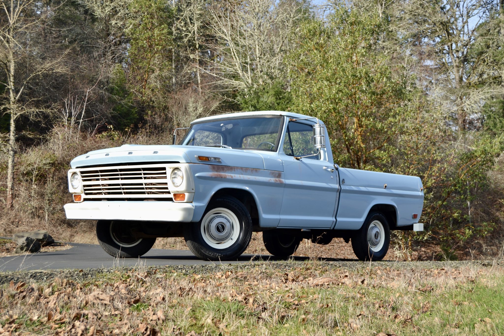 1968 Ford F-Series 1967-1972 à vendre – Pick-up bleu à boîte manuelle
