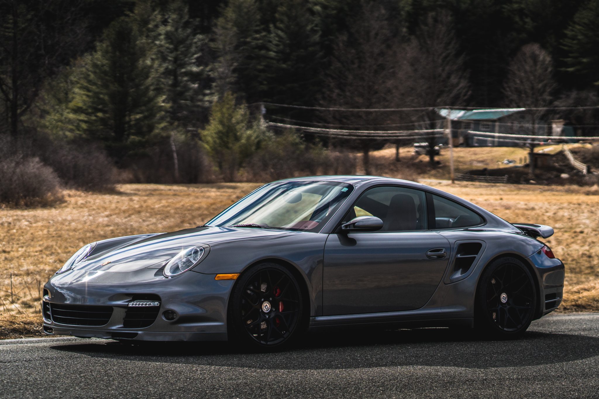 2009 Porsche 997 Turbo zu verkaufen – Meteor Grey Biturbo-Allrad-Coupé