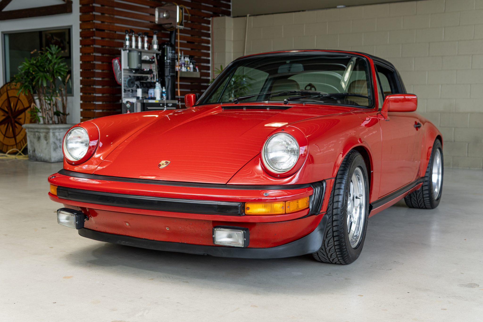 1981 Porsche 911SC à vendre – Targa Guards Red avec V8 500 ci
