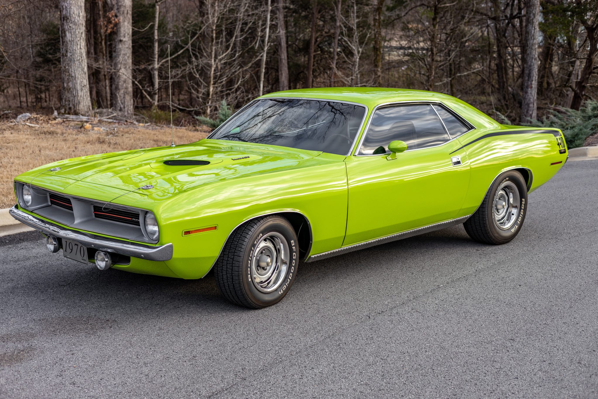 1970 Plymouth Barracuda for Sale – Green 440 Six-Barrel Four-Speed