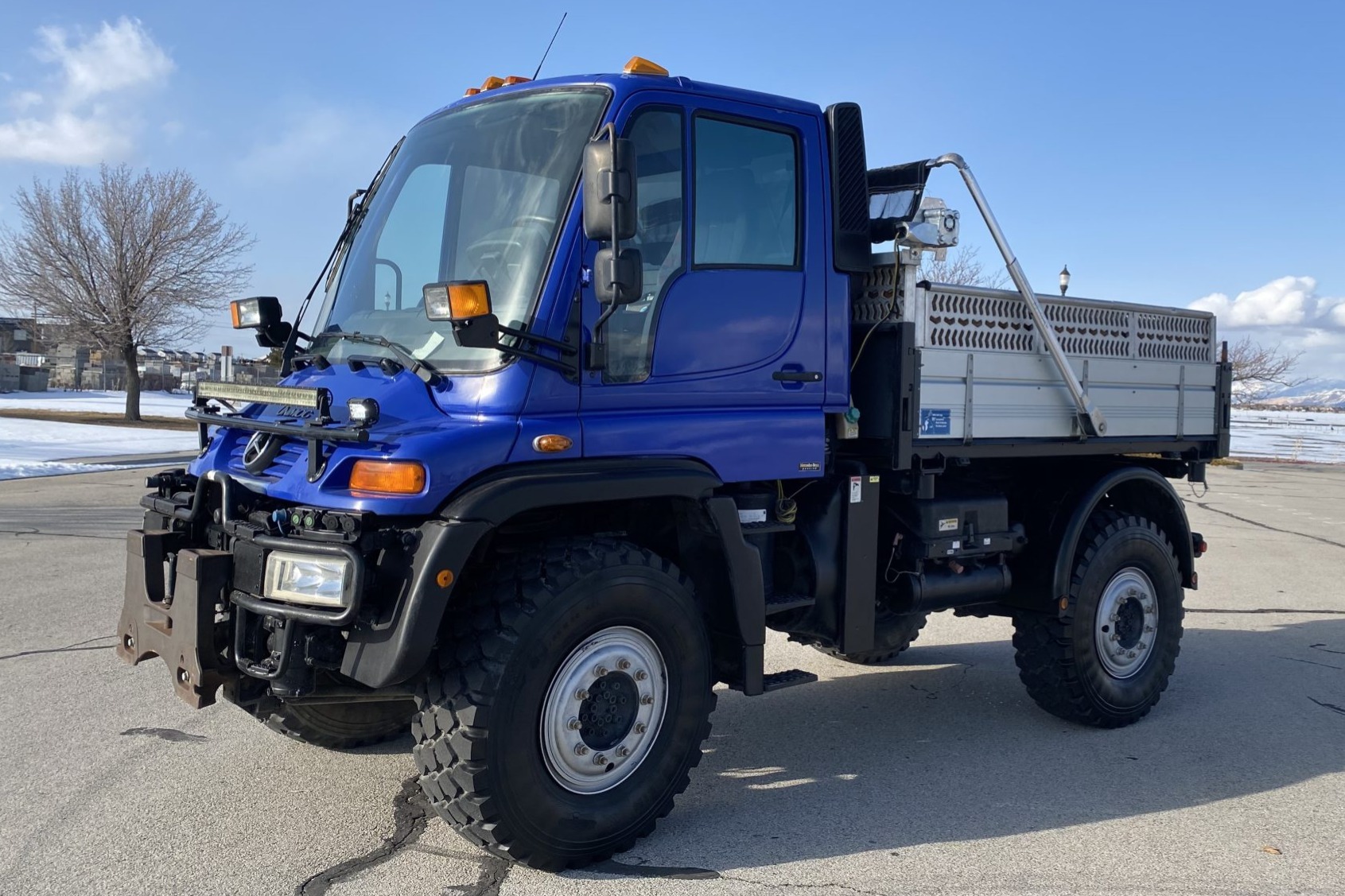 2003 Mercedes-Benz Unimog zu verkaufen – 6,4-Liter-Turbodiesel