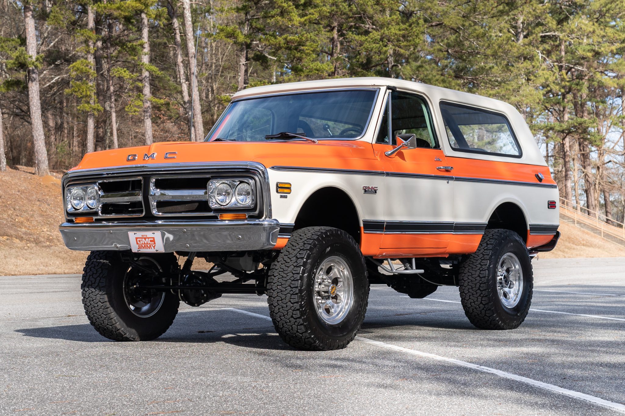 1972 GMC Jimmy (1970-1972) zu verkaufen – Oranger 6,0-Liter-V8-Restomod