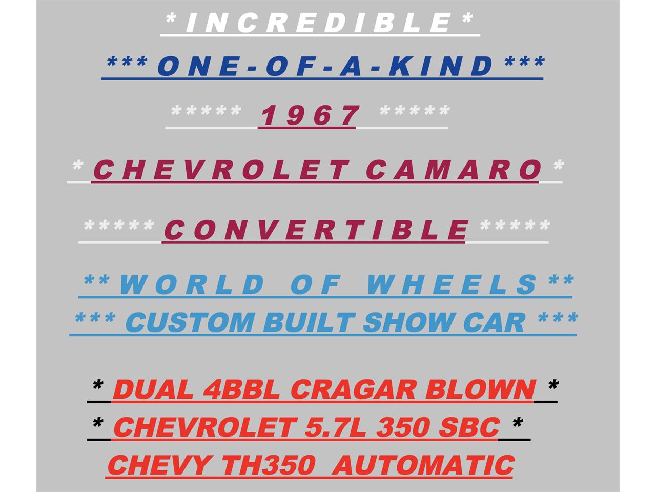 1967 Chevrolet Camaro