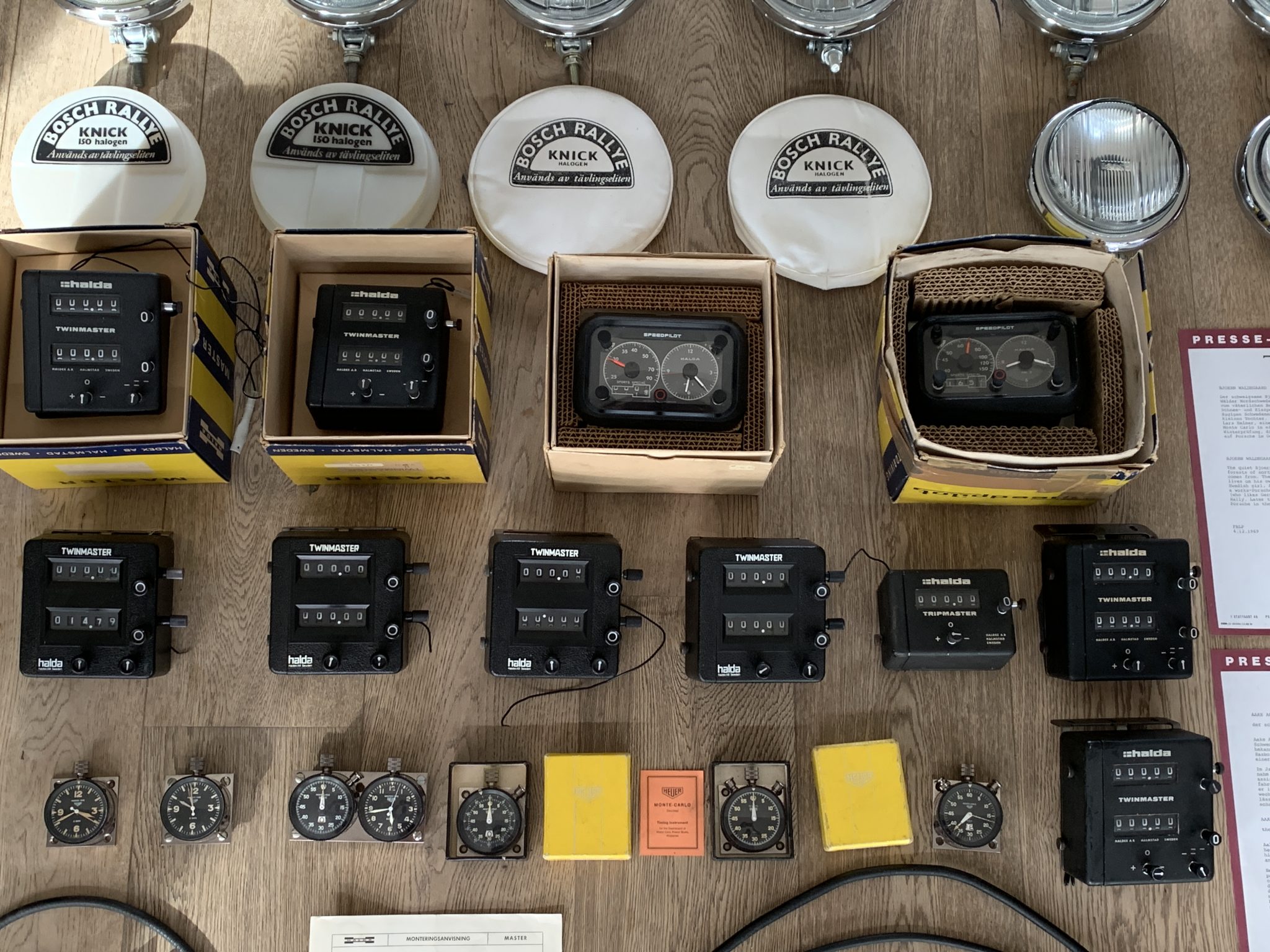 1960s-70s Rally Accessory Collection