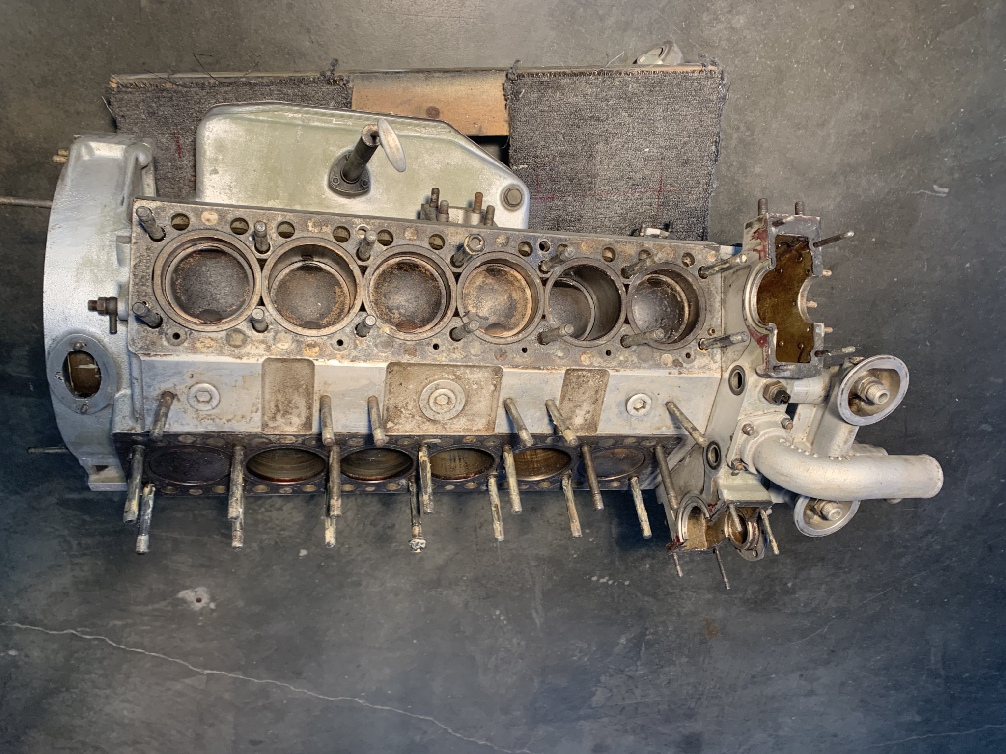 Partially Rebuilt 1969 Ferrari V12 Engine