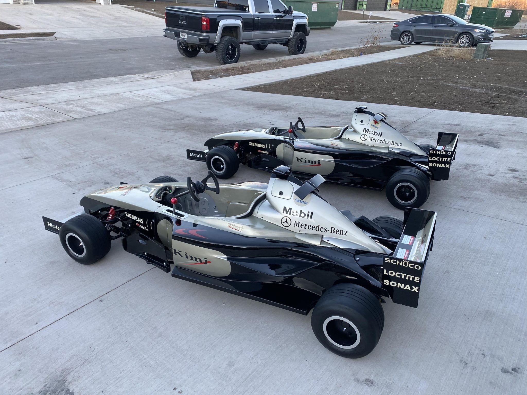 Pair of McLaren-Mercedes F1-Style Go Karts