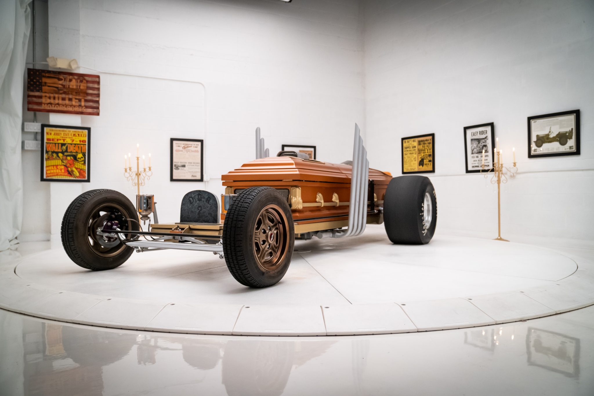 Dragster-Style Custom Casket Car